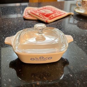 Small petite corning ware dish